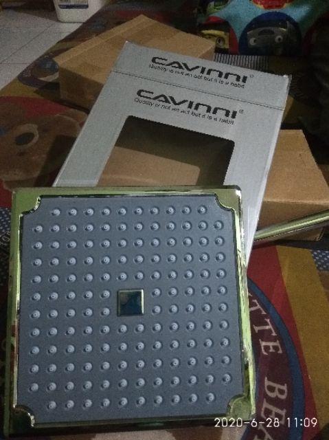 Wallshower 8 Inc Kotak Segi Pvc Krum Pipa Stenlis Sower Mandi Dinding Tembok