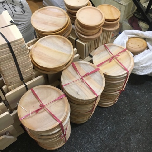 Cobek 25cm cobek kayu tempat sambal lalapan