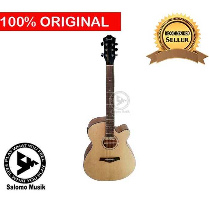 Gitar Akustik Acoustic Elektrik Electric GRANDE GCE 8 -NA