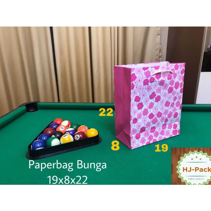 

NEW Paperbag Paper Bag Tas Kertas Motif Souvenir 19x8x22 Warna Bunga Lucu