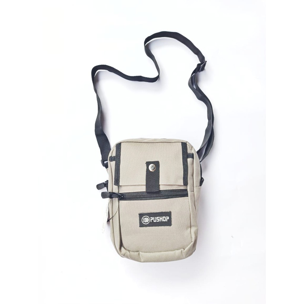 [ BEST SELLER ] Tas Selempang Pria Gaul Mini Termurah R1 SLING BAG DISTRO PUSHOP HIPSTER ORIGINAL