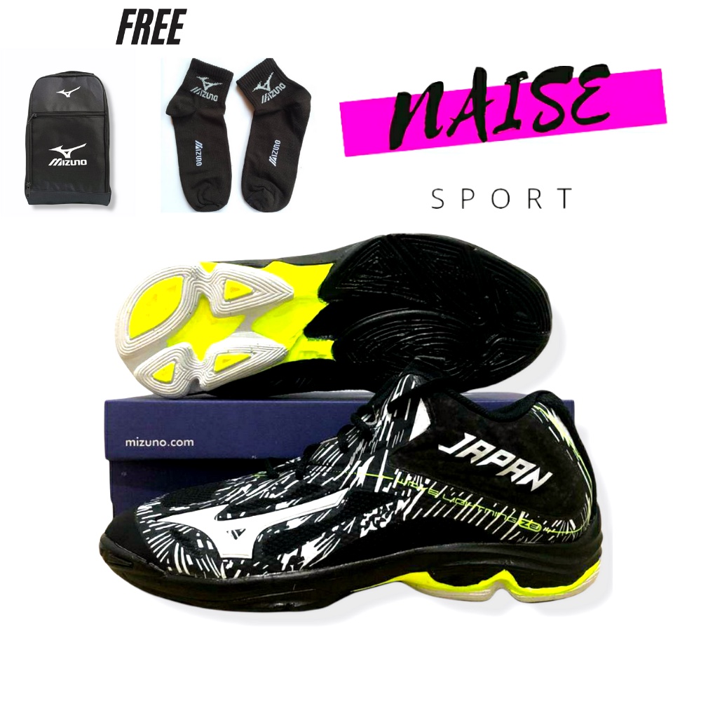 Sepatu Voli Mizuno Wave Lightning Z6 Mid Murah/Sepatu Volly Wlz 6 Terbaru/Sepatu Voly Momentum Japan