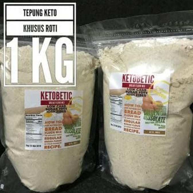 

Open Ds Tepung Ketobetic - Bread Flour Mix Premix Roti Keto - 1Kg Hot Produk