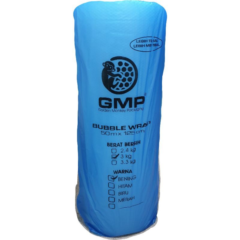 

Bubble Wrap Bening GMP 125cm x 50m 3KG