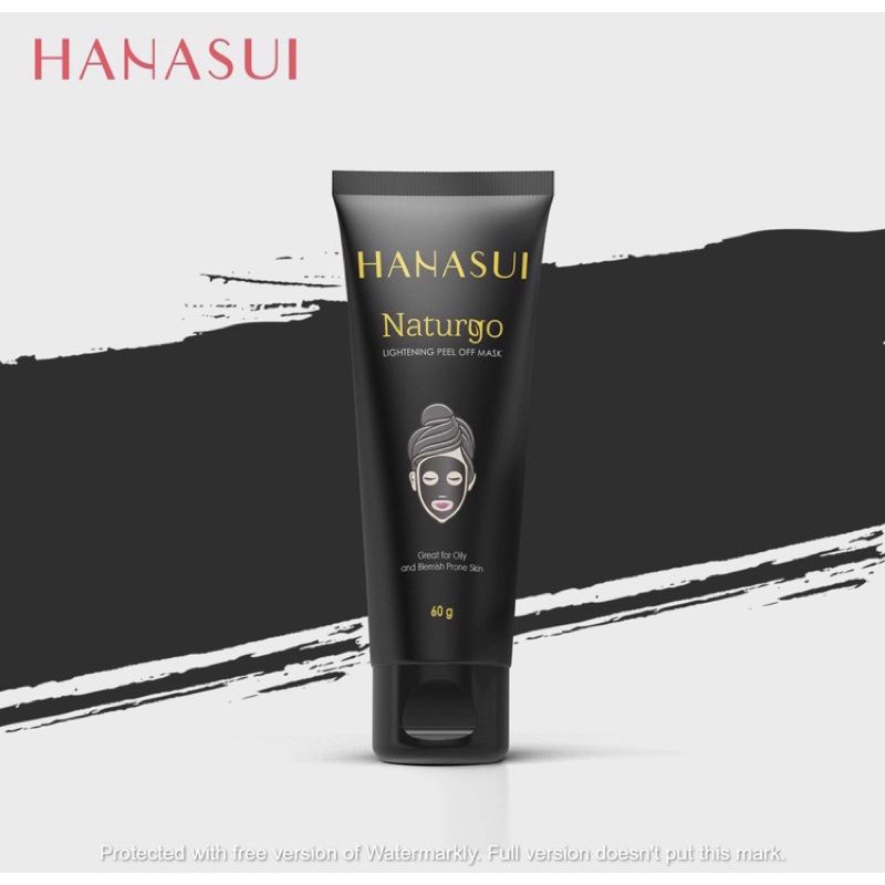 hanasui naturgo lightening peel off mask 60g