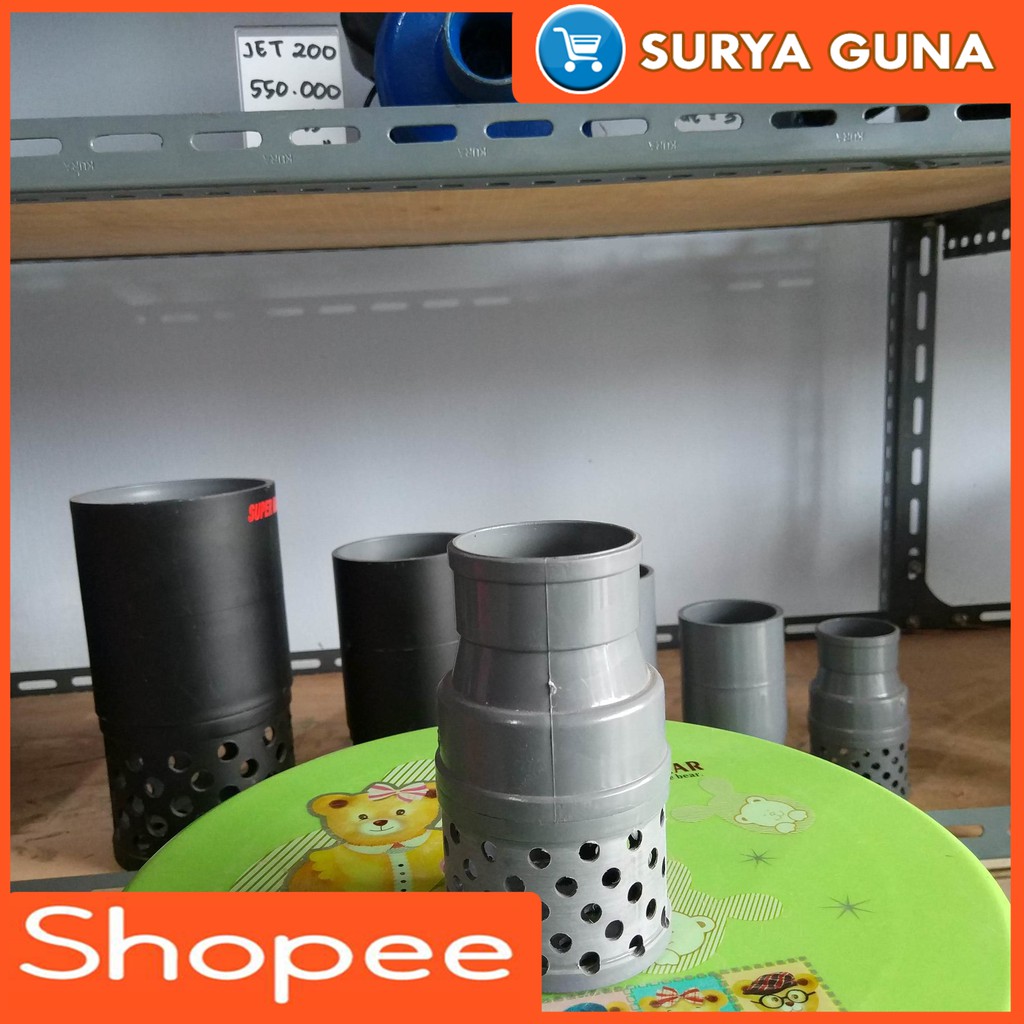 tusen klep pvc klep pompa air 1.5 inch dan klep 2 inch