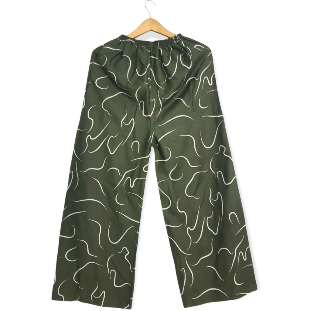 Celana Tidur Panjang Wanita Katun Rayon Motif Tie Dye