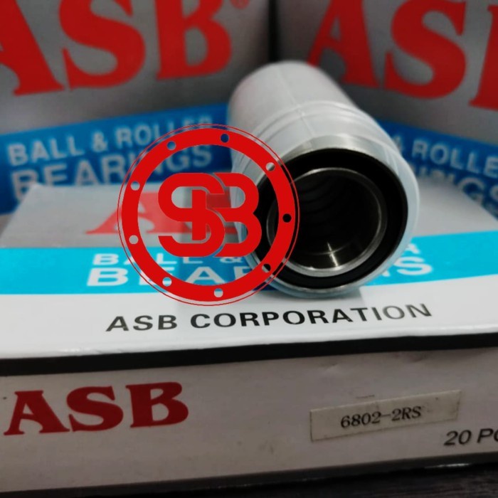 Bearing / Laker / Laher 6802 2RS ASB