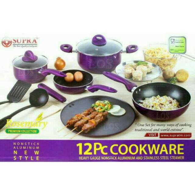 PANCI SET SUPRA 12 PCS COOKWARE