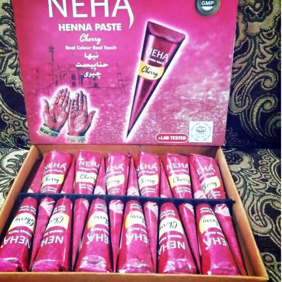 Neha Henna Paste - Cherry
