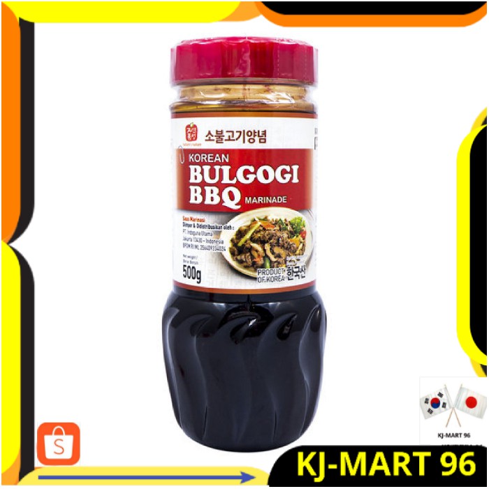 

KOREAN FOOD/MAKANAN KOREA/BUMBU KOREA/SAUS KOREA JINSUNG BULGOGI BBQ BEEF MARINADE U/PANGGANG 500 G
