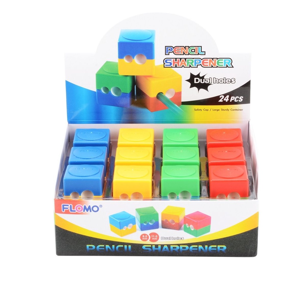 

STATIONERY HAUL- Rautan Pensil Double Hole Mix Colors