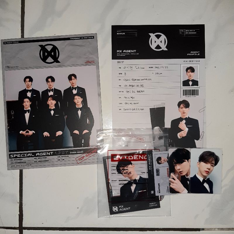 MONSTA X 6TH GEN AGENT MEMBERSHIP KIT KIHYUN SET