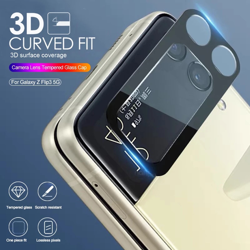 Film Pelindung Lensa Kamera Belakang Samsung Galaxy Z Flip 4 Full Cover Anti Gores