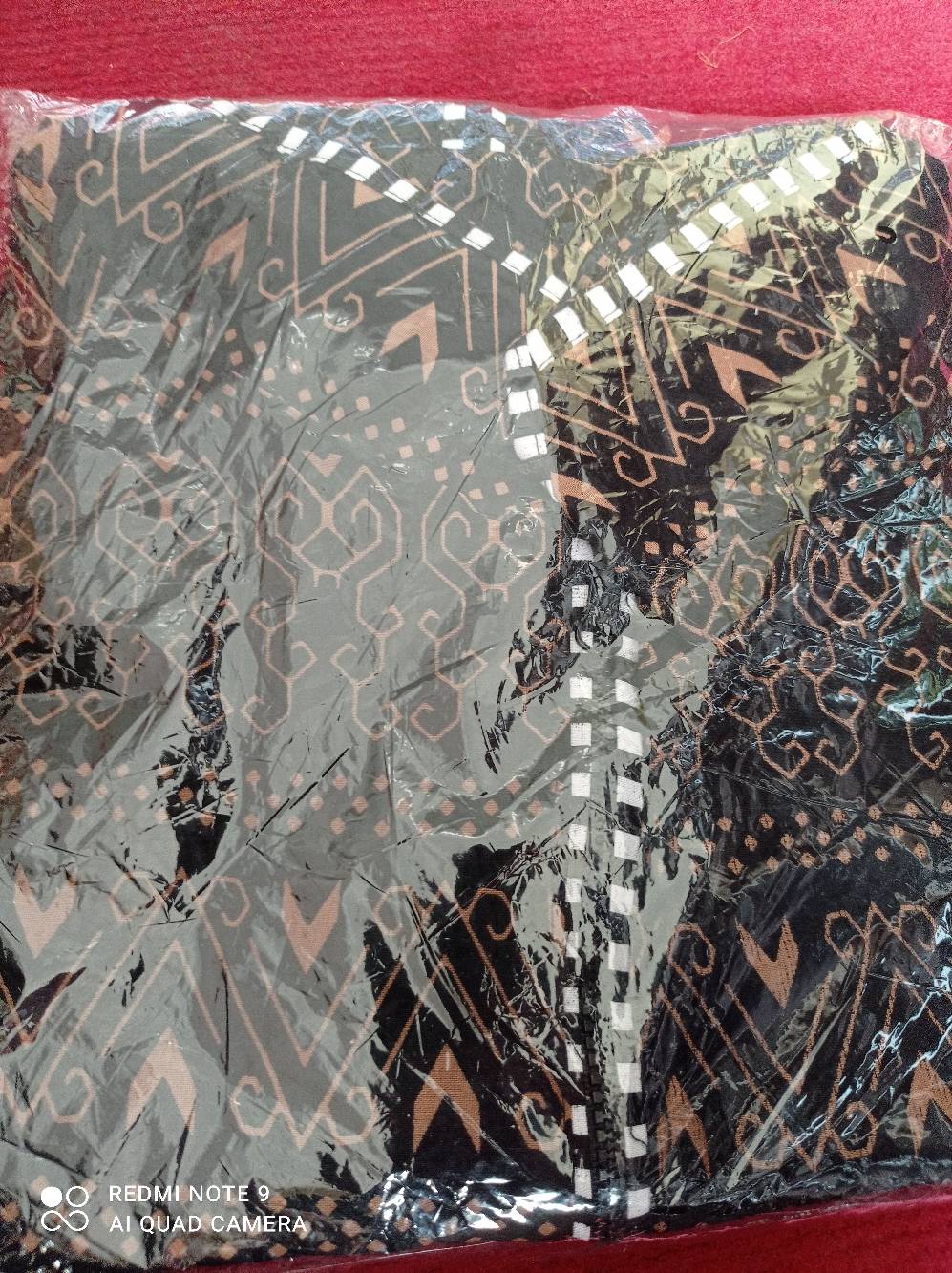 Baju Batik Wanita Atasan Tunik Batik Pekalongan Murah Lengan Panjang Motif Sakura