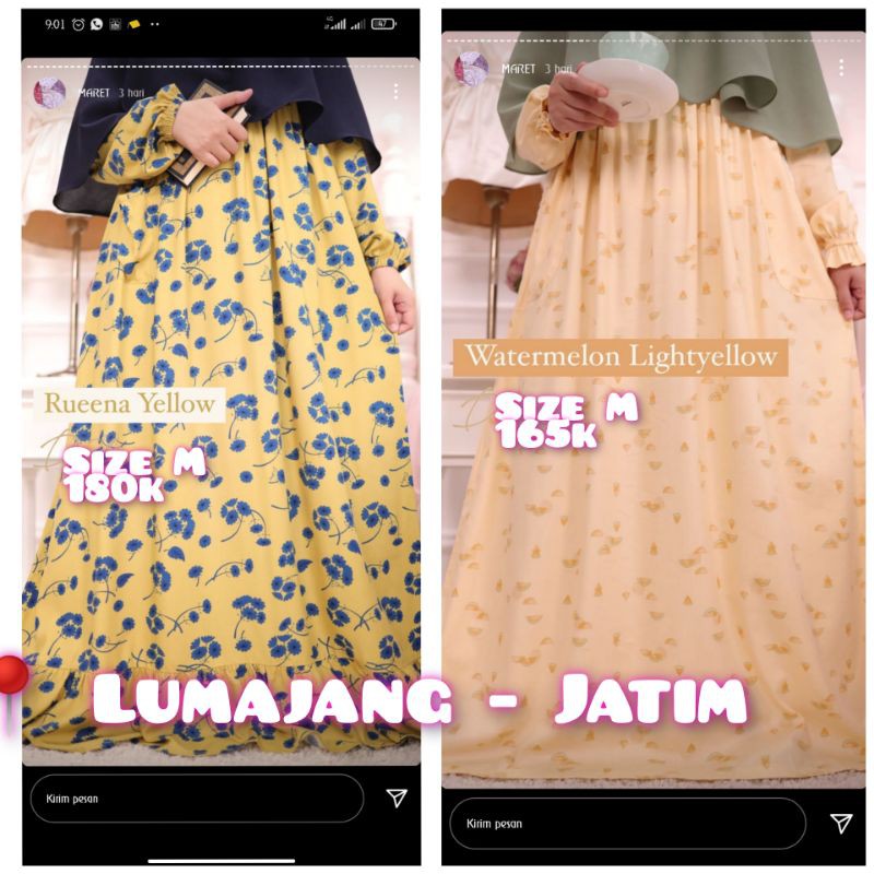 daster ditsy edisi maret 2021 size M