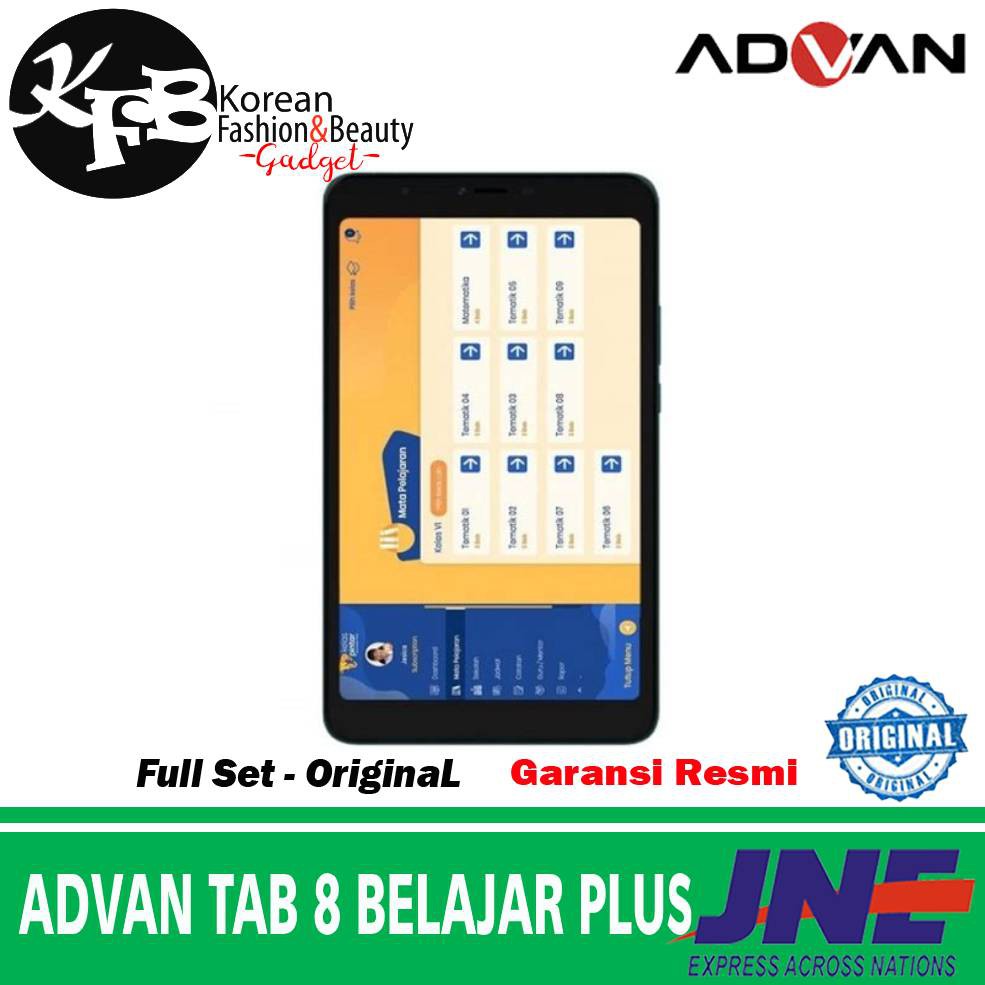 Tablet ADVAN TAB 8 BELAJAR PLUS - original - garansi