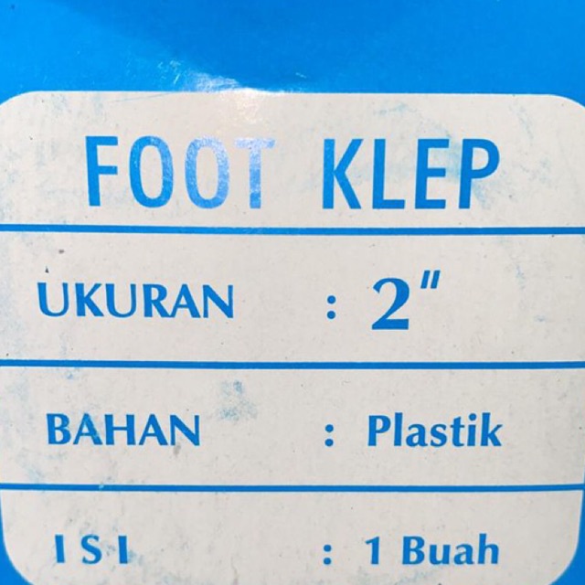 Foot Klep Plastik 2&quot; GMP - MITSUTOYO Foot Klep Pvc 2 in - Tusen Klep Saringan- Foot Valve - Tusem Klep Saringan