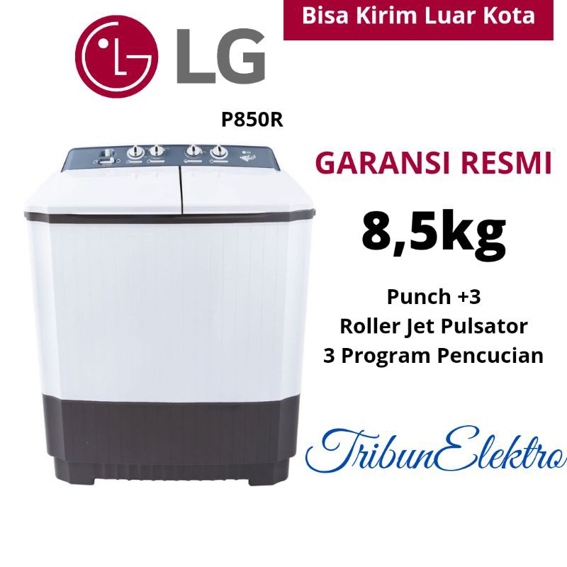 Mesin Cuci 2 Tabung LG 8,5kg P8500