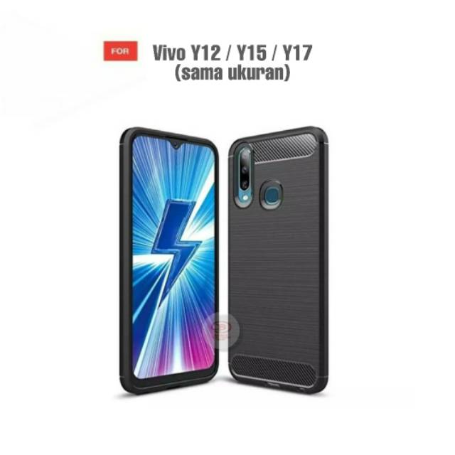 Case vivo Y12 / Y15 / Y17 Ipaky Black Carbon
