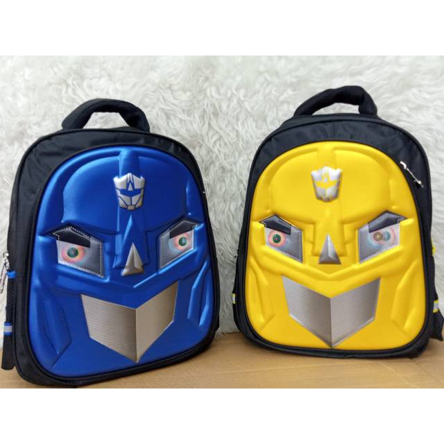 Tas Transformer LED / Mata Nyala Anak TK LAKI-LAKI