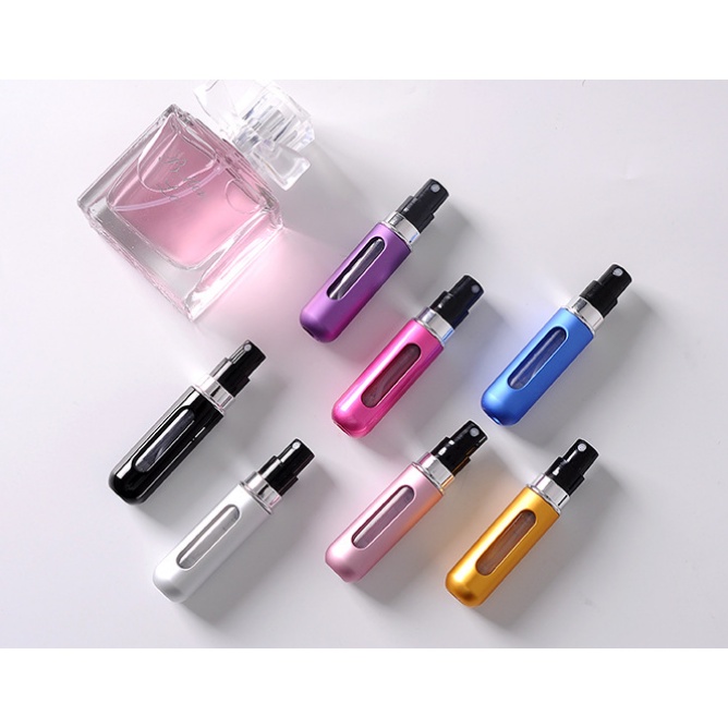 Divine Botol Parfum Spray Mini Refill / Parfum Atomizer Portable Isi Ulang 5ml Untuk Travel