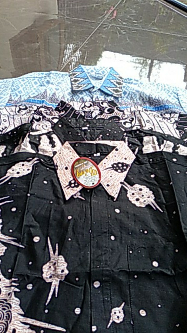 Bswart Batik Hrb026 Kenongo Hem Pendek Padi Pekalongan M L Xl Batik Pria Murah Modern Grosir