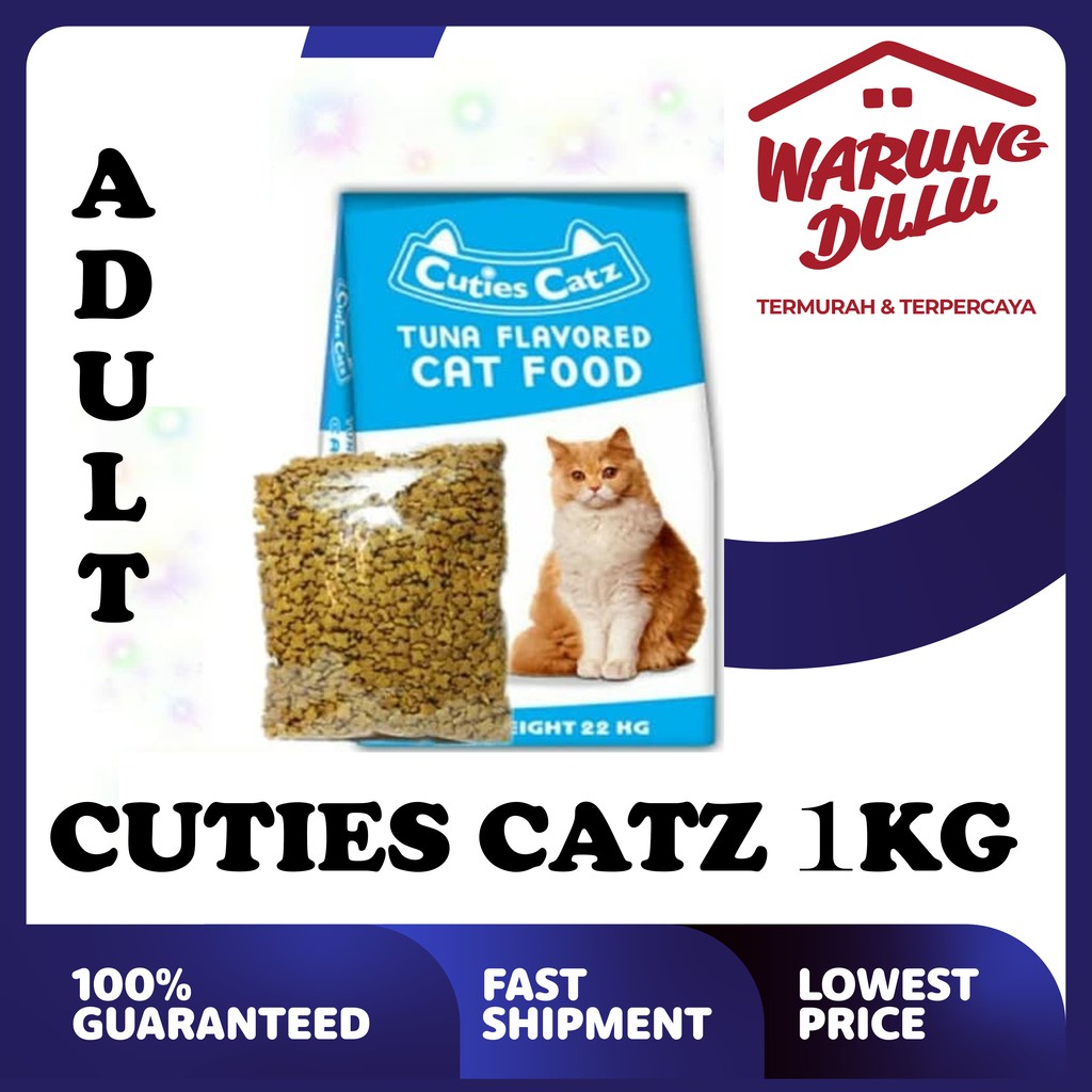 MAKANAN KUCING CUTIES CATZ TUNA FLAVOR 1KG