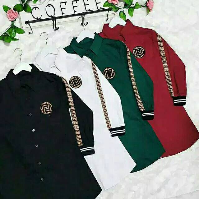 KEMEJA WANITA MURAH TERBARU SURABAYA | Kemeja Tunik Murah Terbaru | KEMEJA TUNIK FENDI SURABAYA