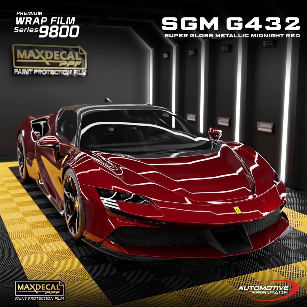 Maxdecal Premium Wrap Film 9800 - MIDNIGHT RED