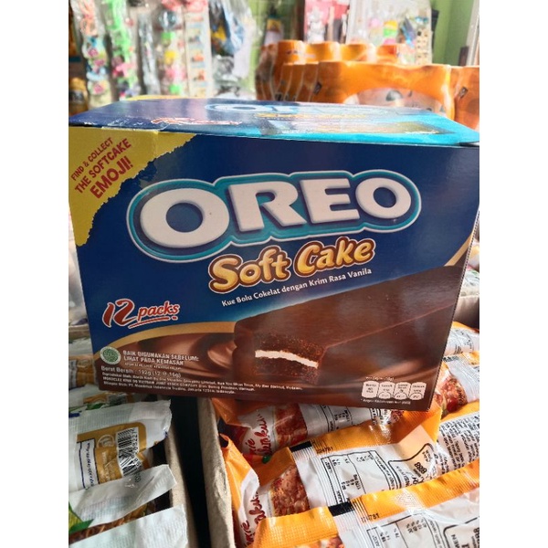 

Oreo soft cake box isi 12 bungkus