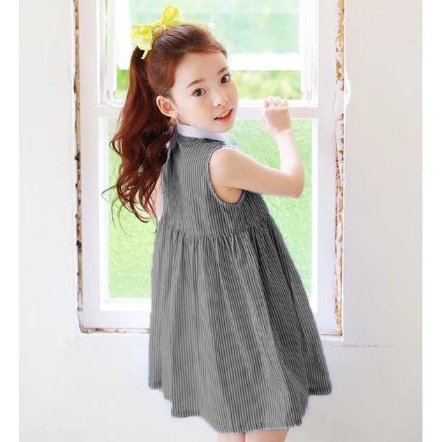 TokoMilkan - Dress Anak Perempuan KIARA DRESS Dress Anak Bahan Polly Katun | Dress Anak Cewek Umur 1-6 Tahun