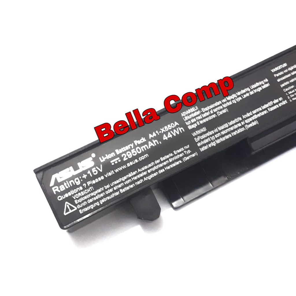 BATERAI LAPTOP ASUS  X550C X550B X550V X550D X450C X450 X452 A450L A550 A41-X550 A41-X550A