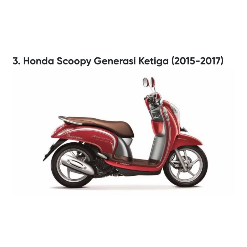 karpet mie SCOOPY 2015-2017