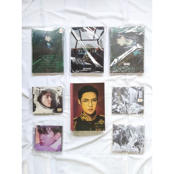 OFFICIAL ALBUM EXO DFTF DON'T FIGHT THE FEELING BAEKHYUN BAMBI PHOTOBOOK NIGHT RAIN JEWEL CASE MISTY