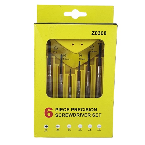 Obeng Set 6pcs Screwdriver Plus Minus Reparasi Tools Z0308