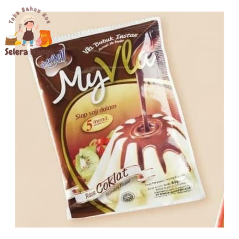 

NUTRIJELL MY VLA, VLA BUBUK RASA COKLAT 63 gr (per sachet)