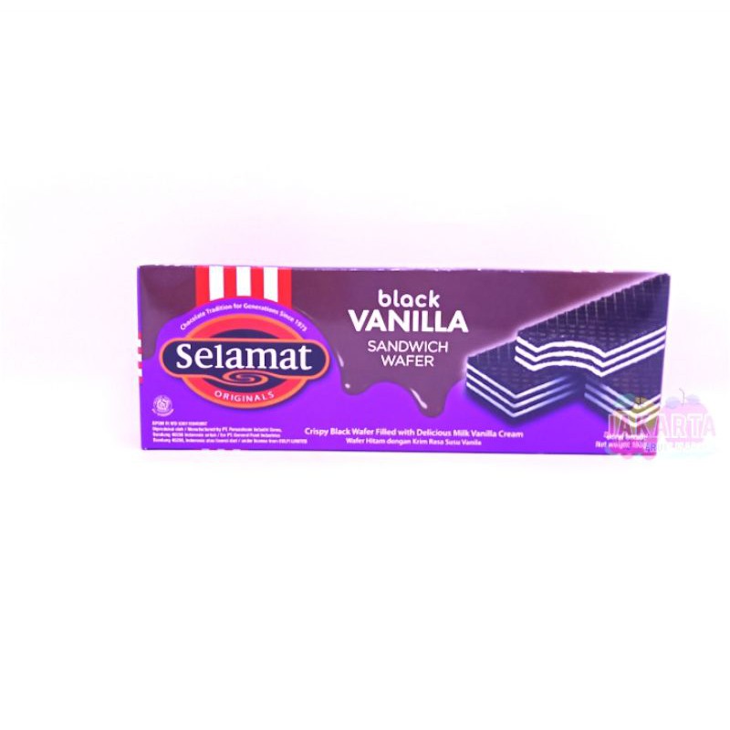 

(WAFER) SELAMAT WAFER BLACK VANILLA 198G
