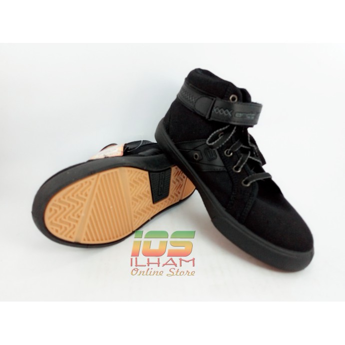 Sepatu Sekolah Anak Ando Triton Size 34-37 Hitam