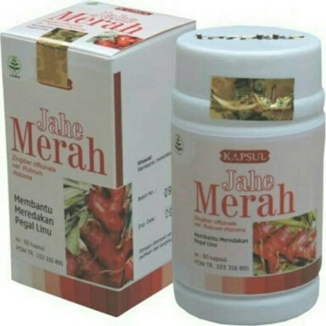 

KAPSUL JAHE MERAH TAZAKKA Isi 60 Kapsul