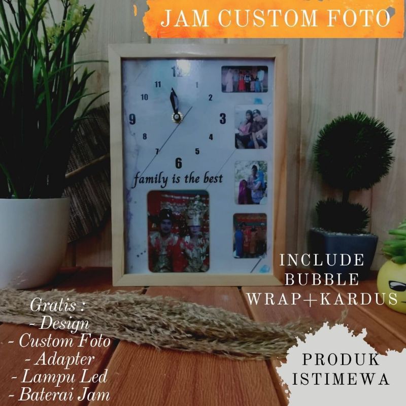 [PRODUK ISTIMEWA] Hiasan Dinding Unik Lampu Led Custom Foto Aesthetic Untuk Kamar Tidur