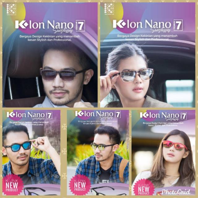 K ION NANO PREMIUM 7 SUNGLASSES KACAMATA ION NANO KACAMATA ANTI RADIASI K-ION NANO