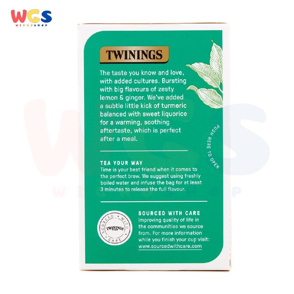 Twinings BioBlends Warming Lemon Ginger &amp; Turmeric Tea 18s x 1.5g