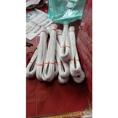 Kawat Bunga Stoking uk 22 isi -+100 biji /bahan bunga kain stoking setoking bylon flower murah tebal