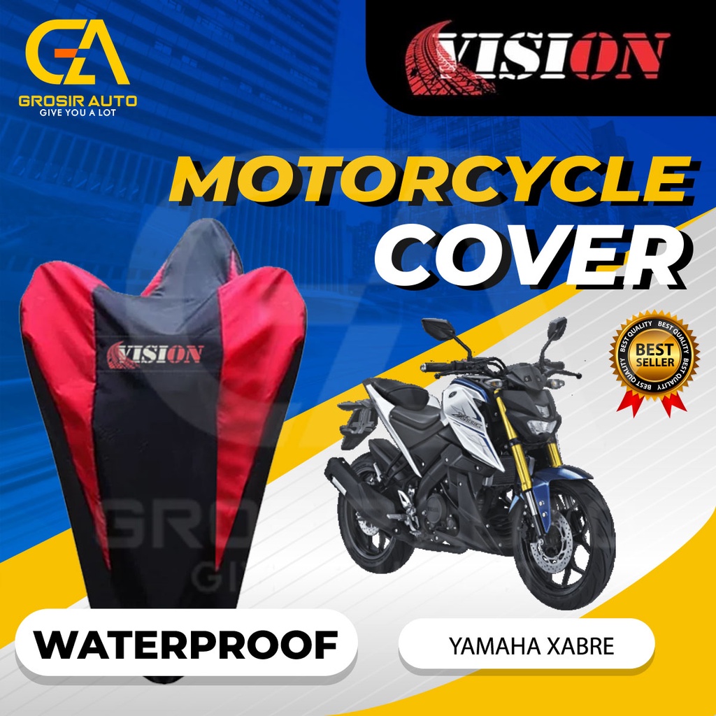 Sarung Motor XABRE Anti air Vision / Cover Selimut Penutup Sarung Mantel Motor Vision