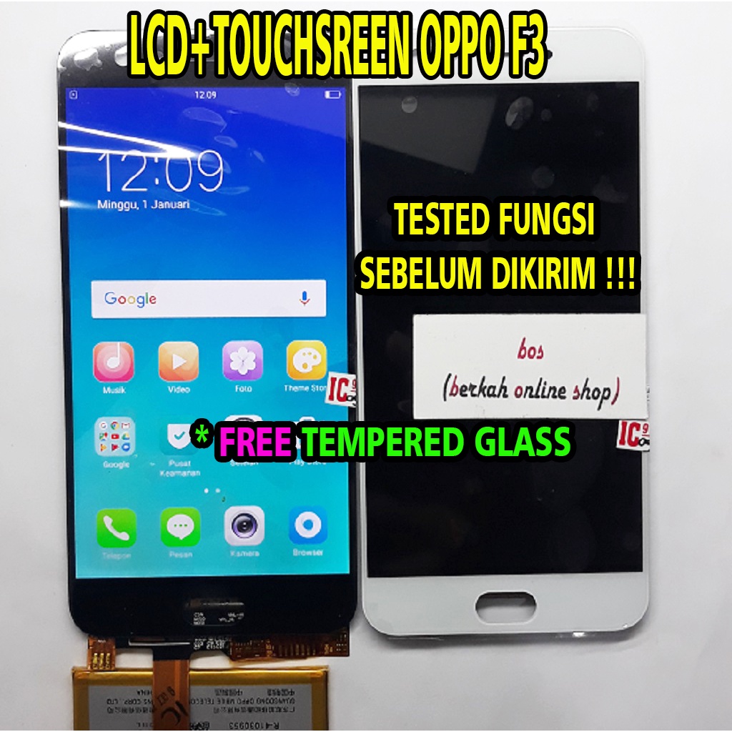 LCD OPPO F3 FULLSET / LCD + TOUCHSCREEN OPPO F3