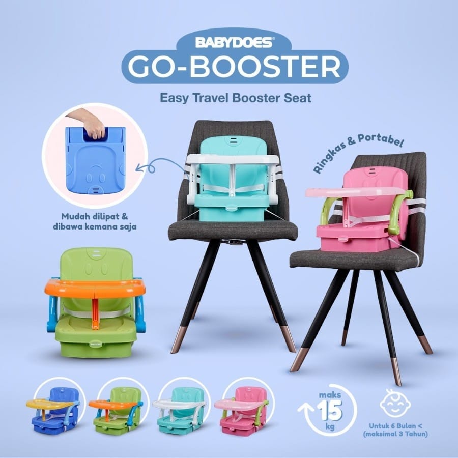 Babydoes Go Booster / Kursi Makan Anak CH-XU728