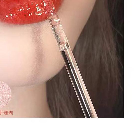 Maxfine ❤ Lip Gloss/glasir bibir cahaya air kilatan halus Lipstick
