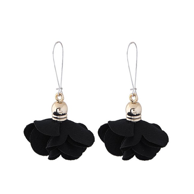 LRC Anting Gantung  Fashion Flower Shape Decorated A5081X