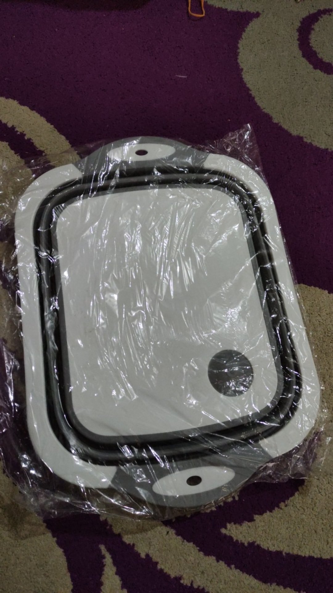 Tool Master-talenan Lipat Baskom Multifungsi-wadah Cucian Sayur-anti Slip/jamur Bahan Plastik